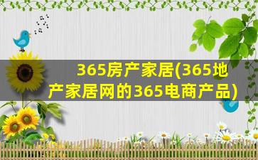 365房产家居(365地产家居网的365电商产品)